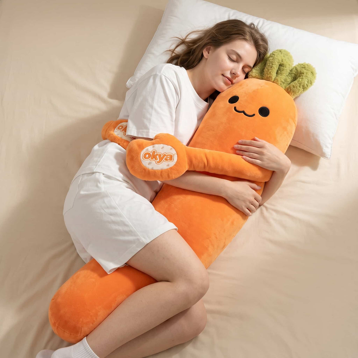 Automatic Patting Body Pillow for Sleep & Anxiety Relief - SleepHugs