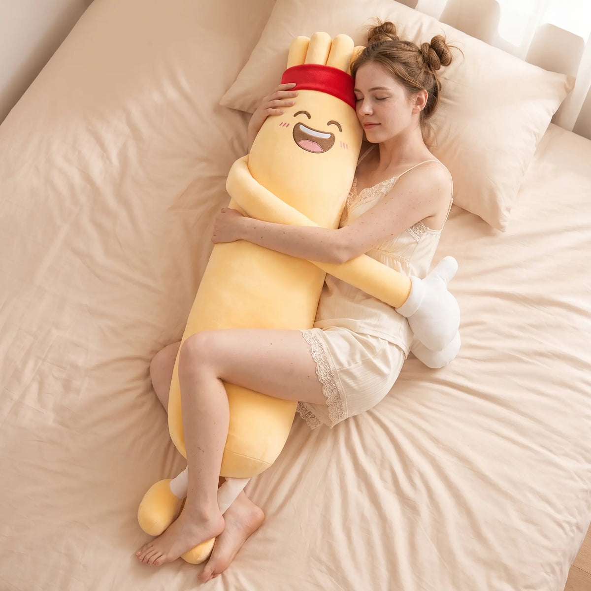 Automatic Patting Body Pillow for Sleep & Anxiety Relief - SleepHugs