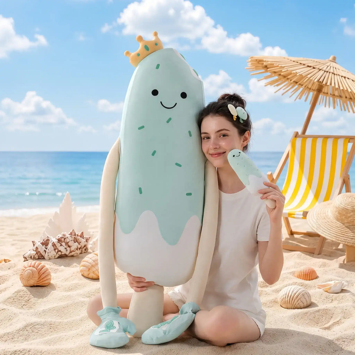 Automatic Patting Body Pillow for Sleep & Anxiety Relief - SleepHugs