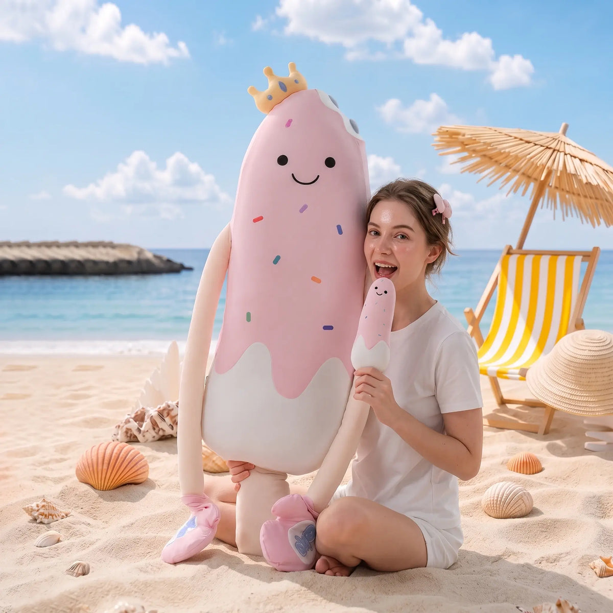 Automatic Patting Body Pillow for Sleep & Anxiety Relief - SleepHugs