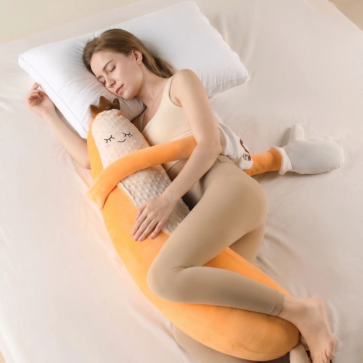 Automatic Patting Body Pillow for Sleep & Anxiety Relief - SleepHugs